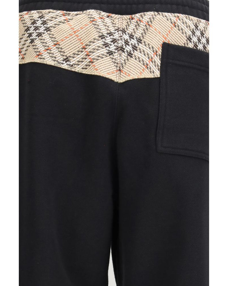 Black Cotton Joggers (Workout Pants)