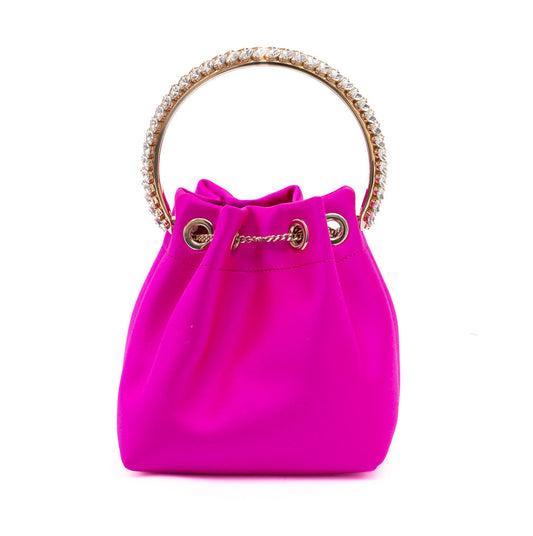 Fuchsia Bon Bon Satin Bucket