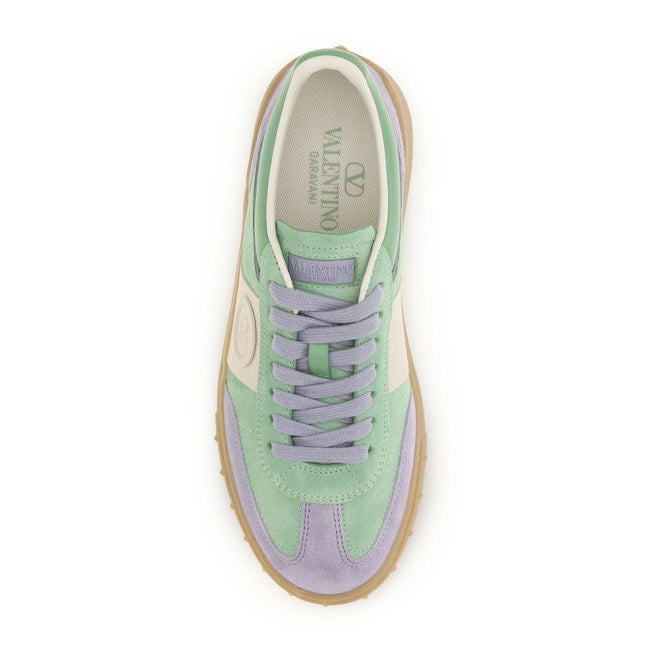 Multicolor Calf Leather Bos Taurus Low Top Sneakers