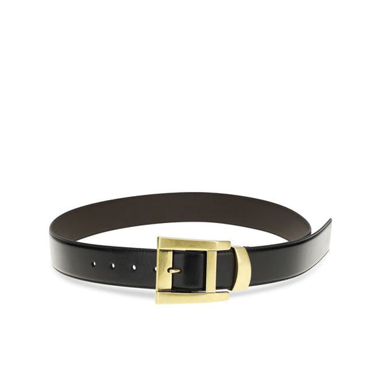 Black Calf Leather Bos Taurus Regular Belt