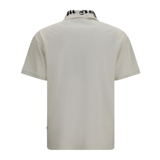 White Cotton Polo Shirt