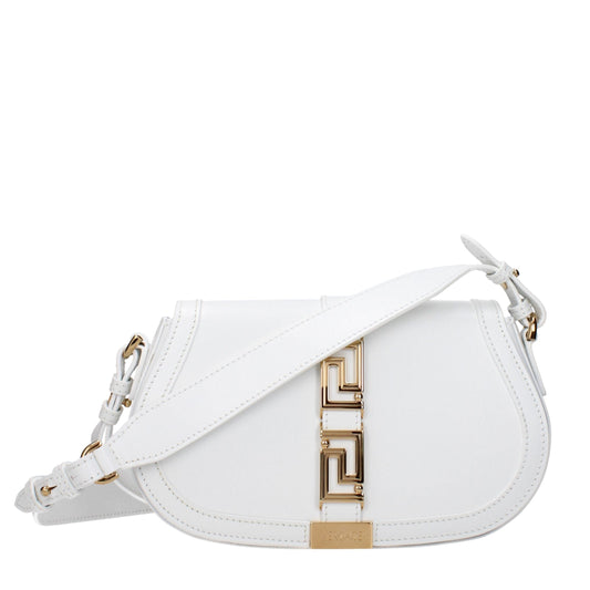 White Leather Crossbody Bag