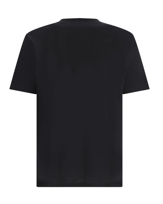Black Cotton T-Shirt