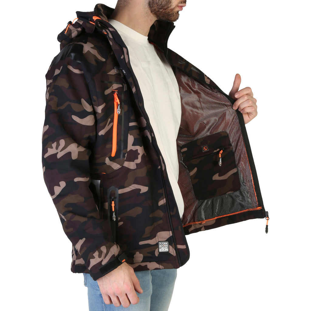 Geographical Norway - Techno-camo_man_kaki-orange