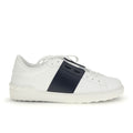 Blue Calf Leather Bos Taurus Low Top Sneakers