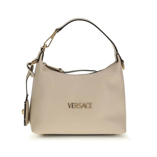 Beige Calf Leather Bos Taurus Handbag