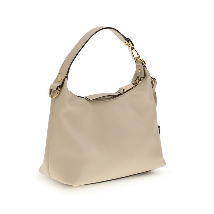Beige Calf Leather Bos Taurus Handbag