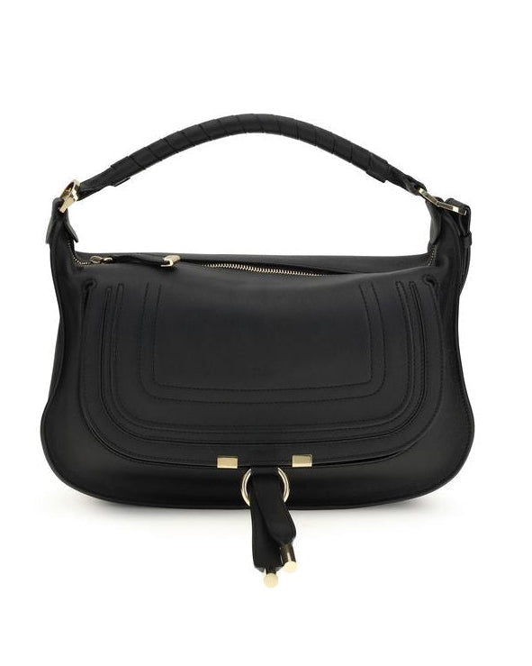 Black Calf Leather Bos Taurus Shoulder Bag