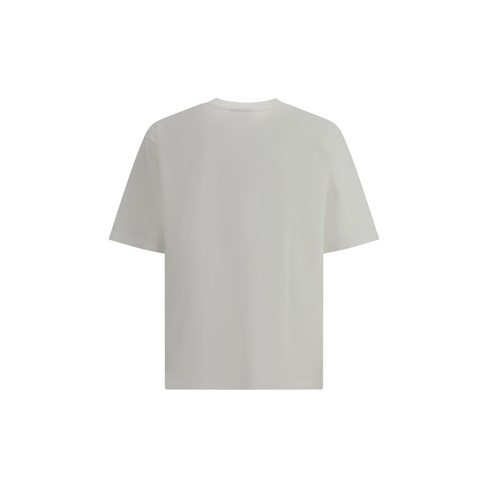 Dsquared2 - Signature T-Shirt Oversize Bianca con Logo Ricamato