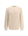 Beige Fleece Wool Sweatshirt