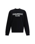 Black Cotton Sweatshirt
