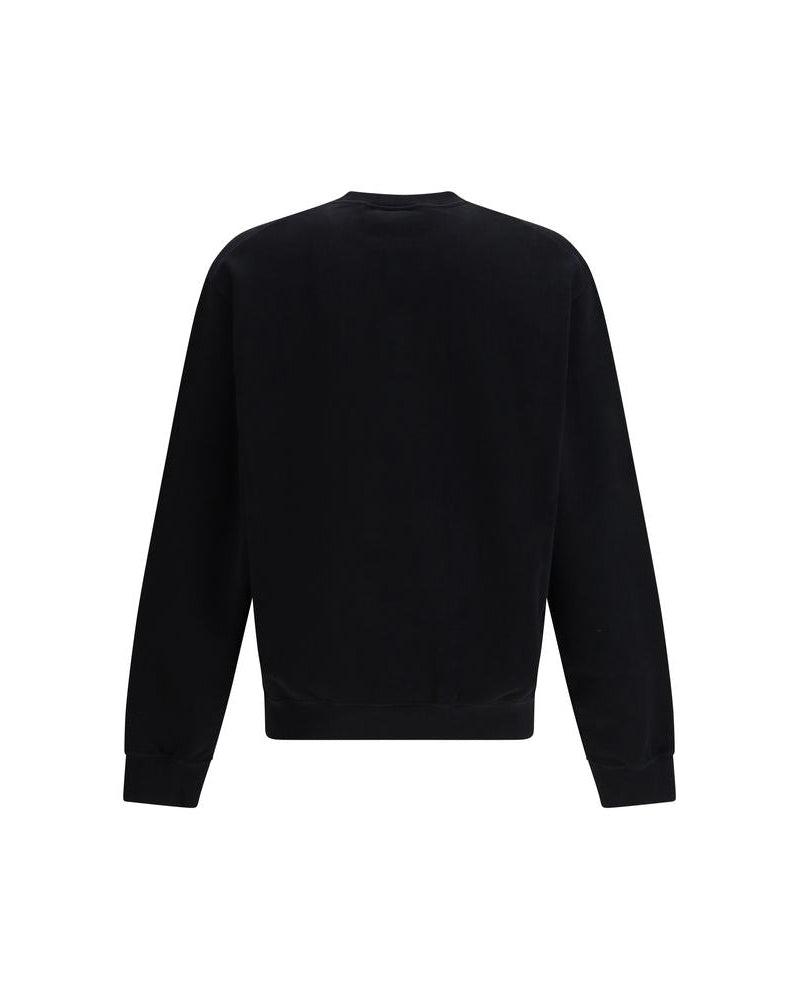 Black Cotton Sweatshirt