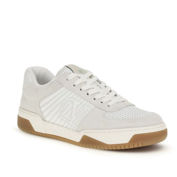White Calf Leather Bos Taurus Athletic Sneakers