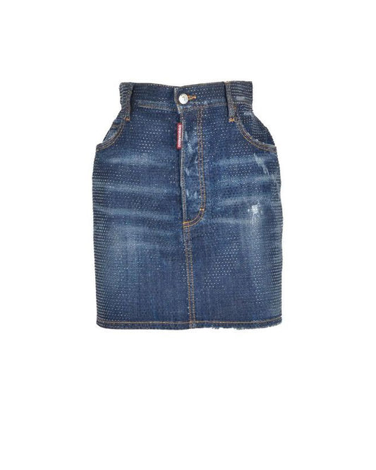 Blue Denim Skirt