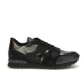 Black Calf Leather Bos Taurus Athletic Sneakers