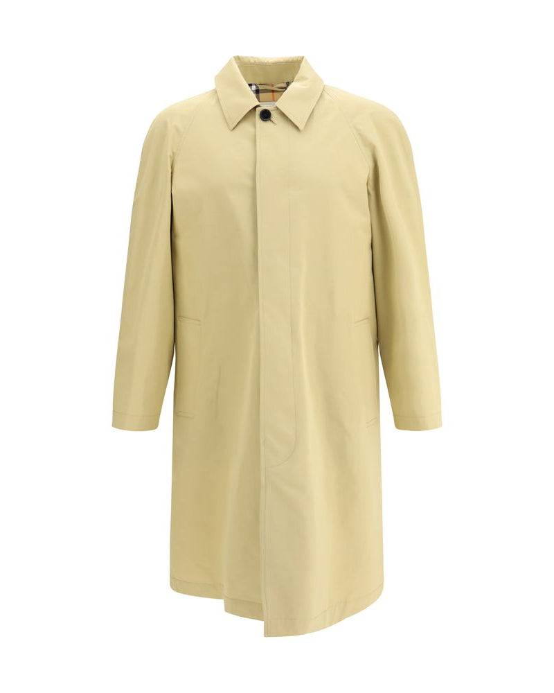 Beige Cotton Trench Coat