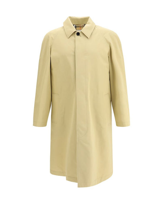 Beige Cotton Trench Coat