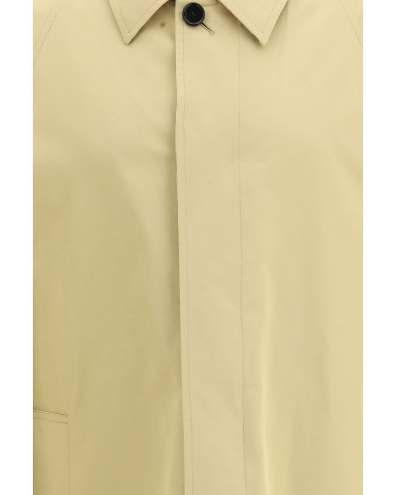 Beige Cotton Trench Coat