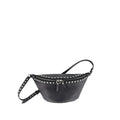 Black Calfskin Belt Bag