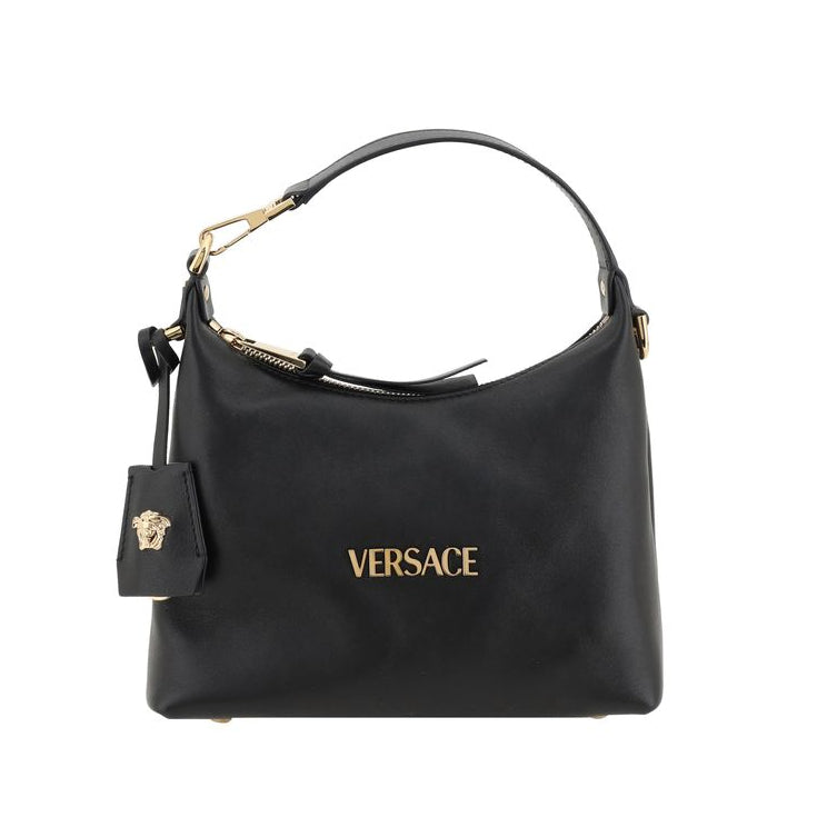 Black Calf Leather Bos Taurus Handbag