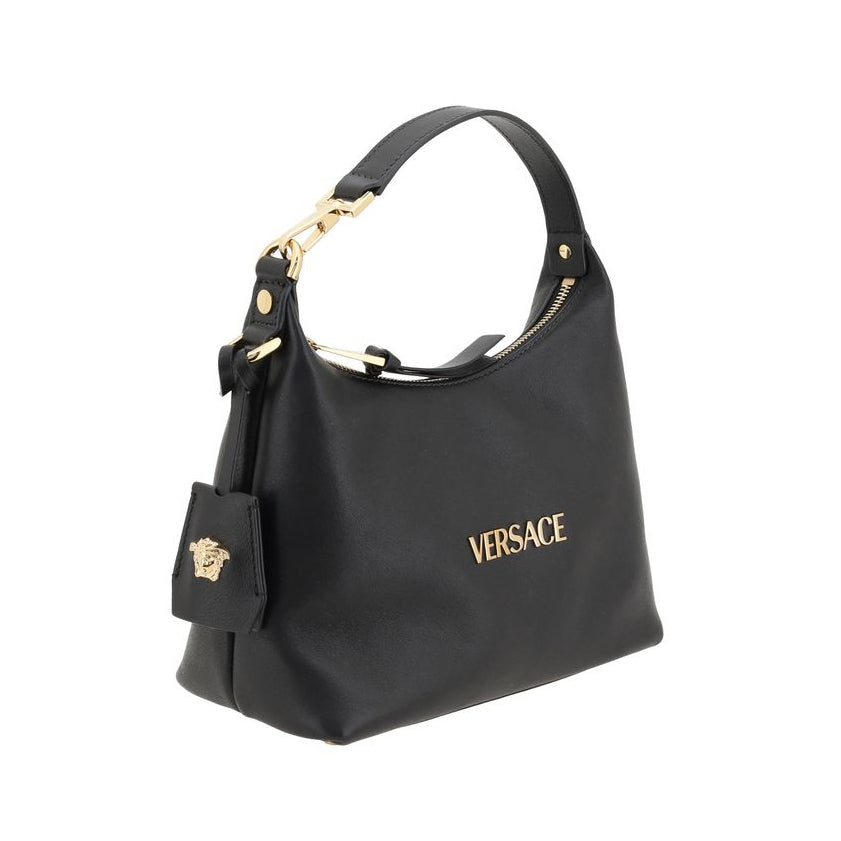 Black Calf Leather Bos Taurus Handbag