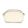 Beige Calf Leather Bos Taurus Shoulder Bag