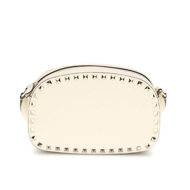 Beige Calf Leather Bos Taurus Shoulder Bag