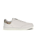 White Calf Leather Bos Taurus Low Top Sneakers