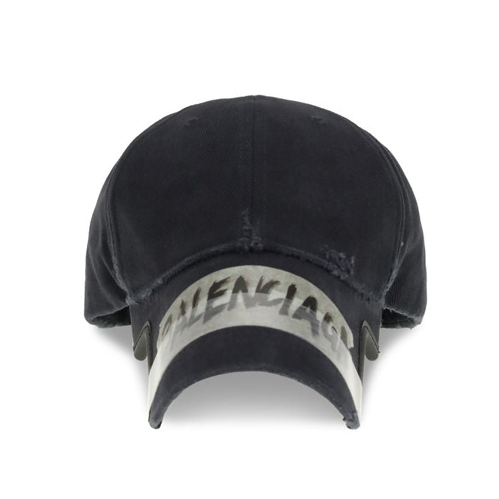 Black Cotton Cap (Baseball Hat)