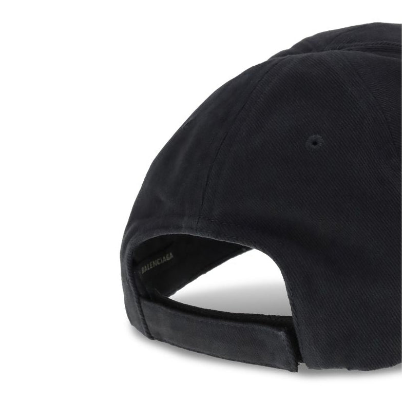 Black Cotton Cap (Baseball Hat)