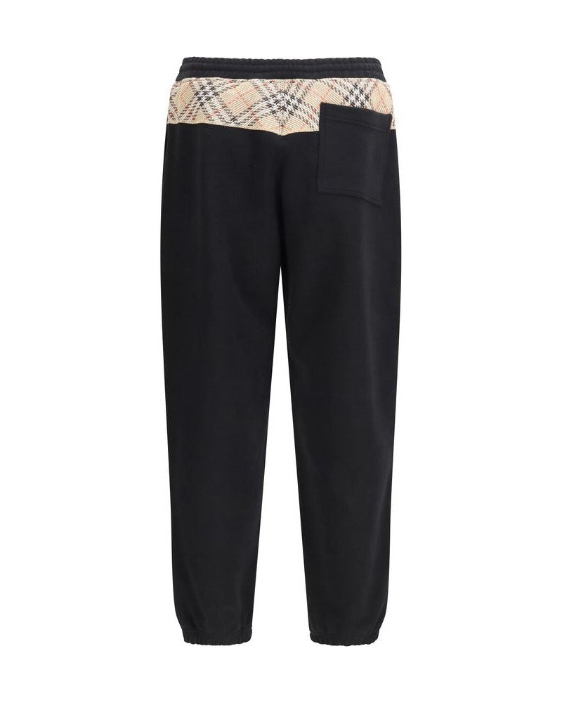 Black Cotton Joggers (Workout Pants)