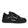 Black Calf Leather Bos Taurus Low Top Sneakers