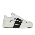 White Calf Leather Bos Taurus Low Top Sneakers