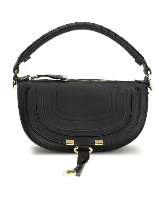 Black Calf Leather Bos Taurus Shoulder Bag