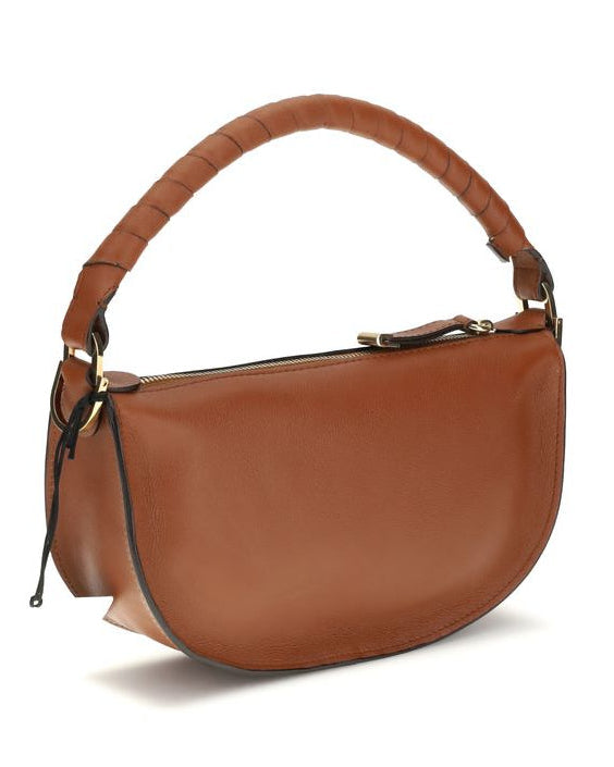 Brown Calf Leather Bos Taurus Shoulder Bag
