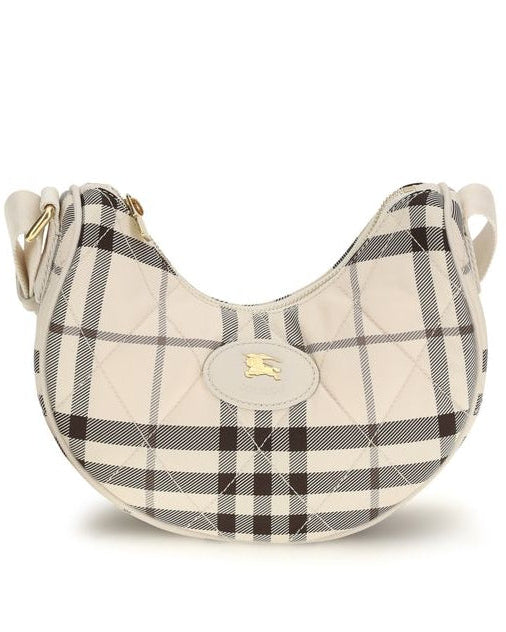 Beige Polyamide Shoulder Bag