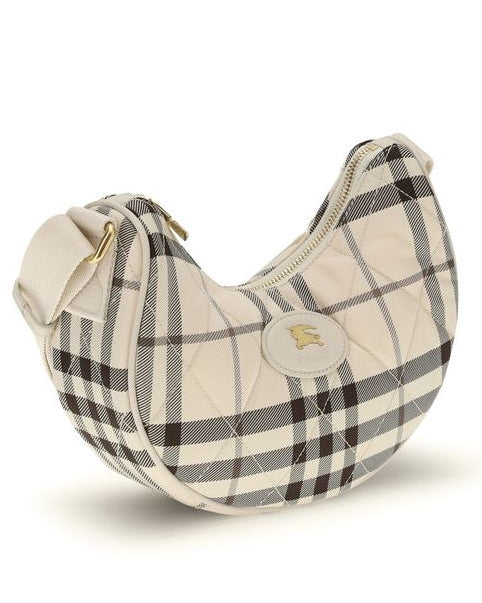 Beige Polyamide Shoulder Bag