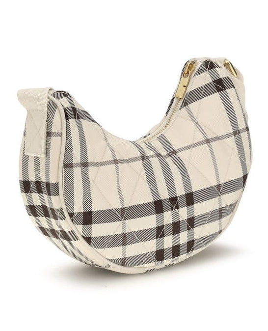 Beige Polyamide Shoulder Bag