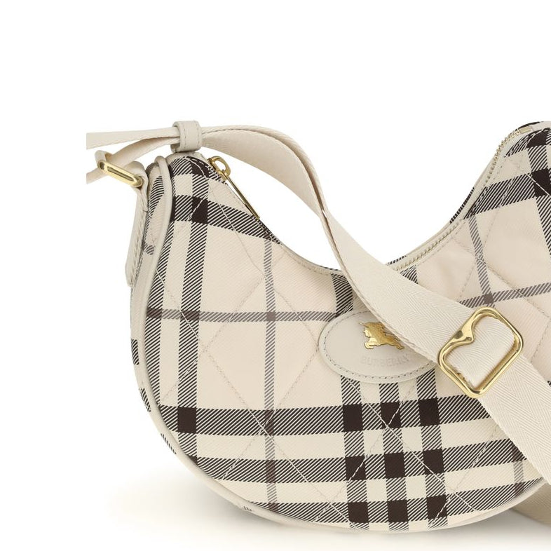 Beige Polyamide Shoulder Bag