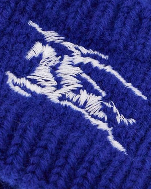 Blue Cashmere Beanie