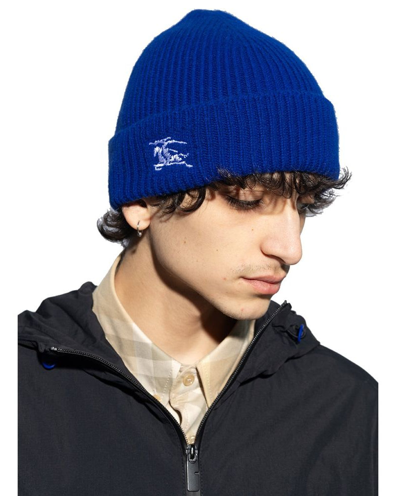 Blue Cashmere Beanie