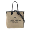Beige Wool Tote Bag