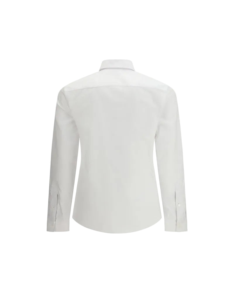 White Cotton Dress Shirt