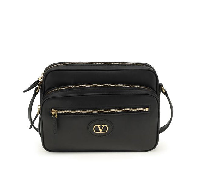 Black Calf Leather Bos Taurus Shoulder Bag