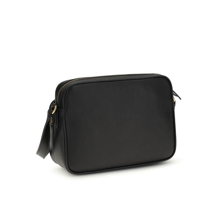 Black Calf Leather Bos Taurus Shoulder Bag