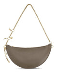 Gray Calf Leather Bos Taurus Shoulder Bag