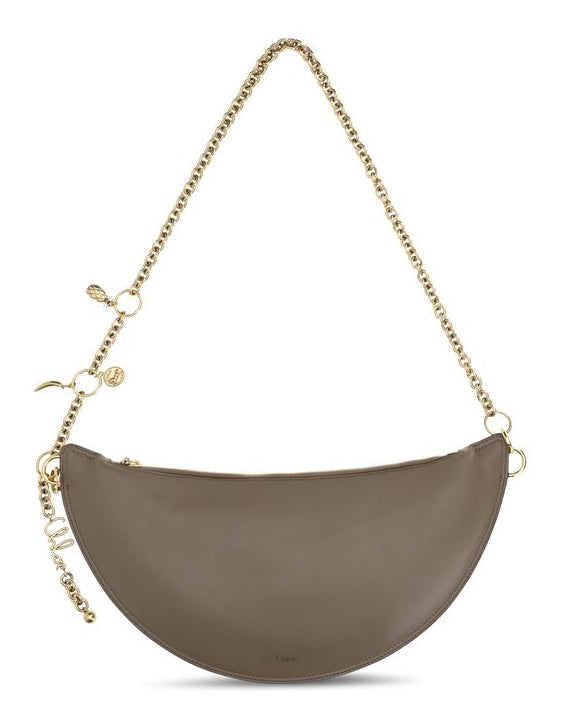 Gray Calf Leather Bos Taurus Shoulder Bag