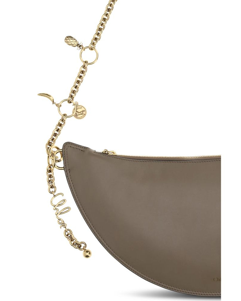 Gray Calf Leather Bos Taurus Shoulder Bag