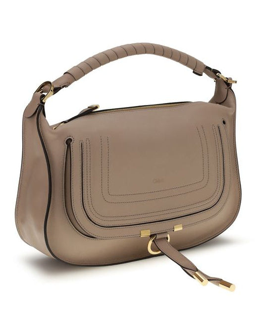 Gray Calf Leather Bos Taurus Shoulder Bag