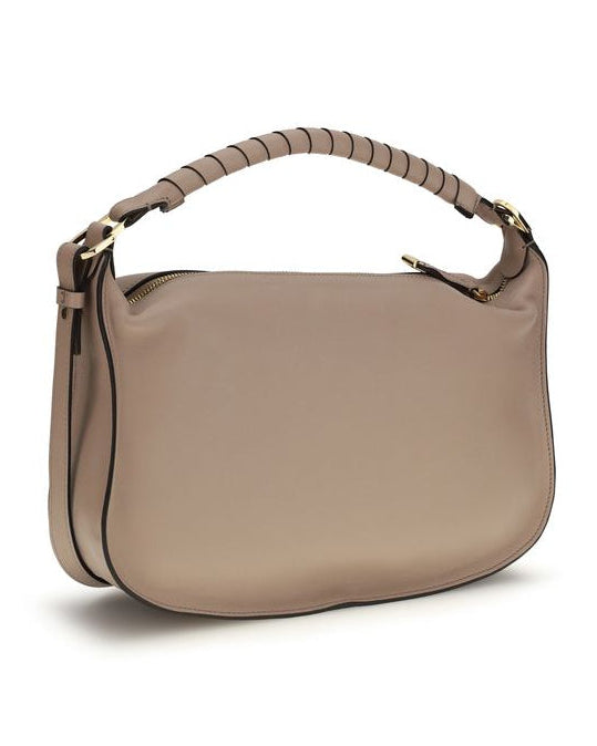Gray Calf Leather Bos Taurus Shoulder Bag